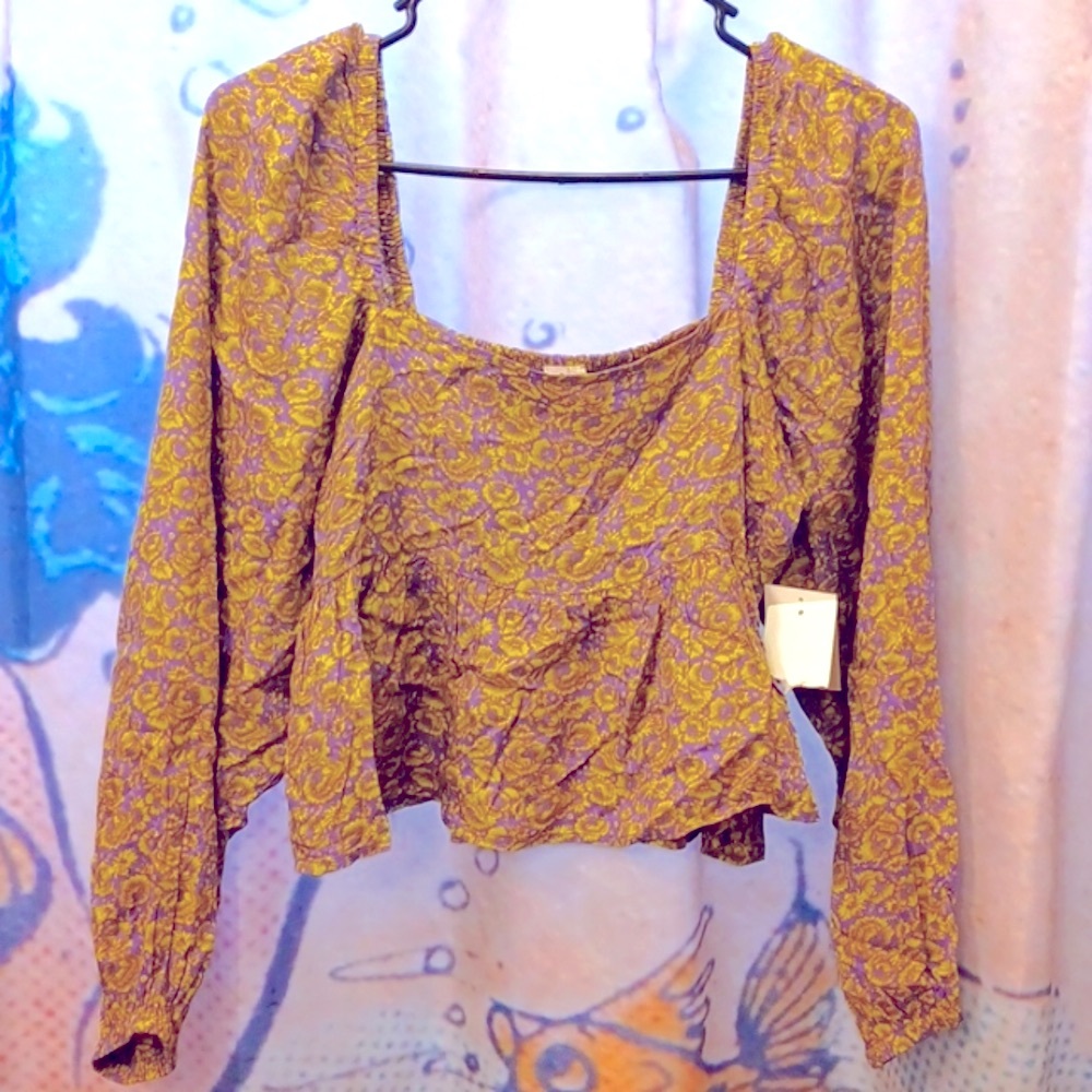 Peasant Top Brand New w/ Tags